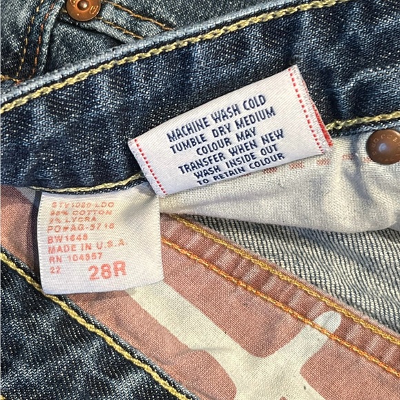 AG Adriano Goldschmied Low Rise Flare Jeans Size 28 - Picture 6 of 8